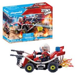 *** PLAYMOBIL - STUNTSHOW VEHICULE ET POMPIER #70554